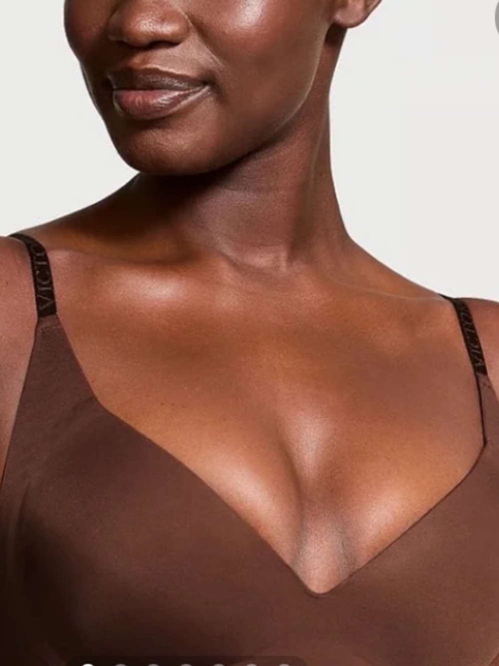 Victoria’s Secret Bare Push Up Wireless Bra Comfort Ganache-Med